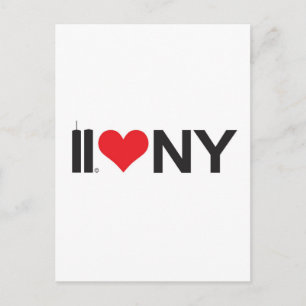 11 september Twin Towers Love NY Briefkaart