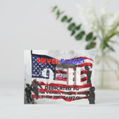 11 septemberherdenking briefkaart (Staand voorkant)