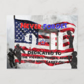 11 septemberherdenking briefkaart (Voorkant)