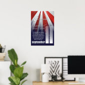11 septembre - Grande affiche du souvenir (Bureau à domicile)