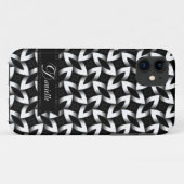11 Sharpi : motif noir blanc iPhone 5 Coque (Dos (Horizontal))