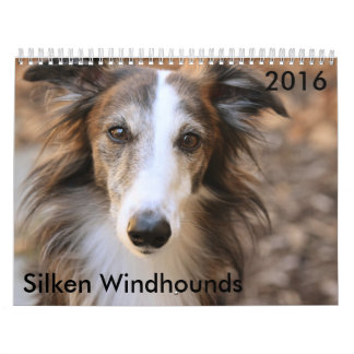 11 Silken Windhounds Calendar 2016 Kalender