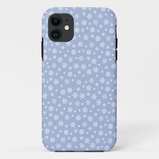 11 Snowflake Holidays coque iphone personnalisé (Dos)