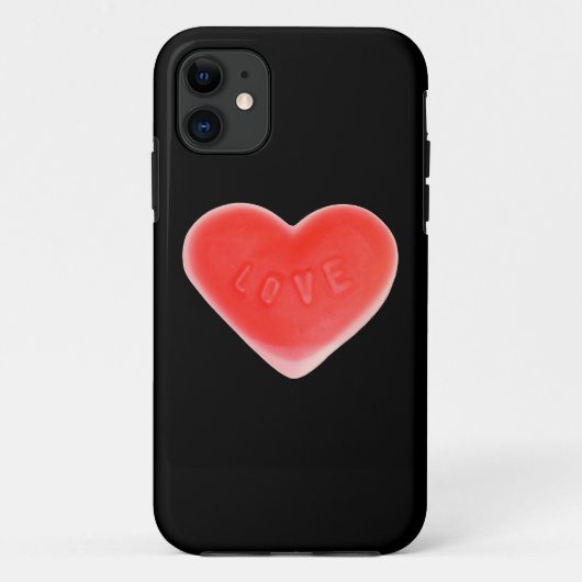 11 Sweet Heart coque iphone noir (Dos)