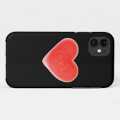 11 Sweet Heart coque iphone noir (Dos (Horizontal))