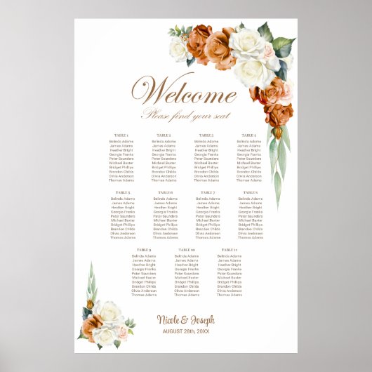 11 Tableau Brûlé Orange Blanc Platine Platine Grap (Devant)