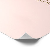 11 Tableau Mariage Plat Rose & Or (Coin)