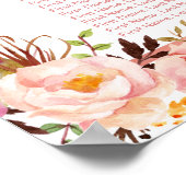 11 tableaux Tableau de sièges Mariages | Floral or (Coin)