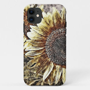 11 Tournesol Vintage #4 - coque iphone