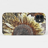 11 Tournesol vintage #4 - coque iphone (Dos (Horizontal))