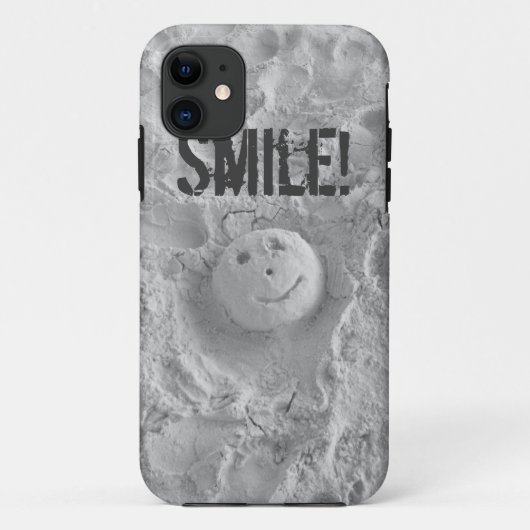 11 Visage dans le coque iphone de sable (Dos)