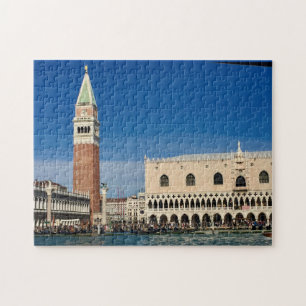 11 x 14 CLASSIC UITZICHT VENICE EN DE DOGES PALACE Legpuzzel