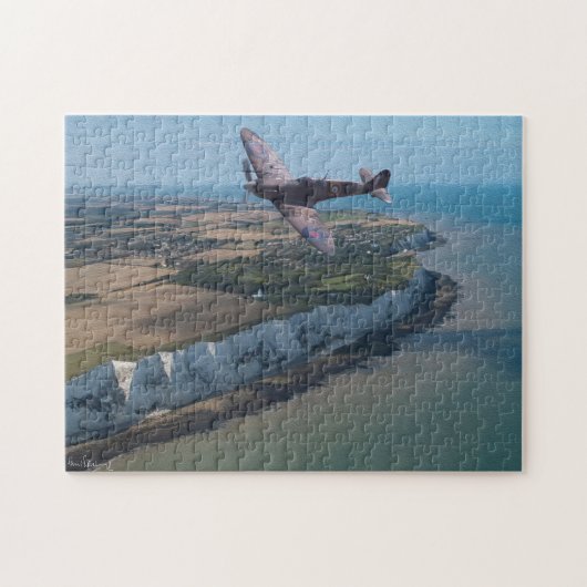 11 x 14-inch Spitfire-jigzaag met cadeaudoos Legpuzzel (Horizontaal)