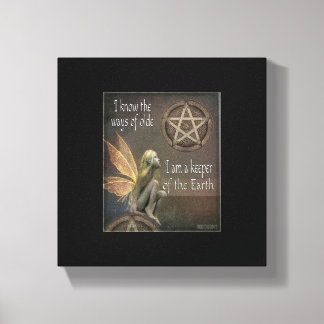 11 x 14 Keeper de Aarde Fairy Canvas
