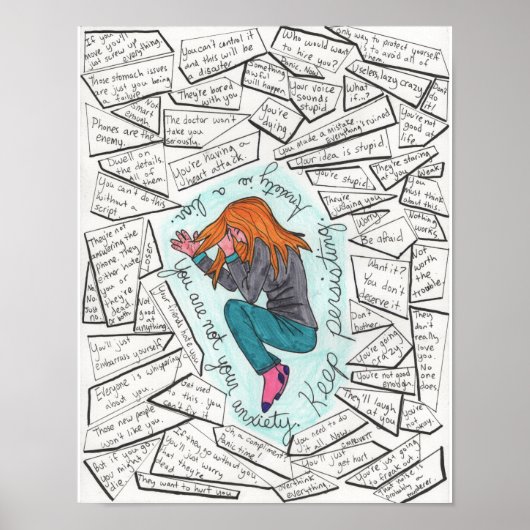 11 x 14 uur bewaren (angst) poster (Voorkant)