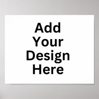 11 x 8,5 in aangepaste afdruk poster