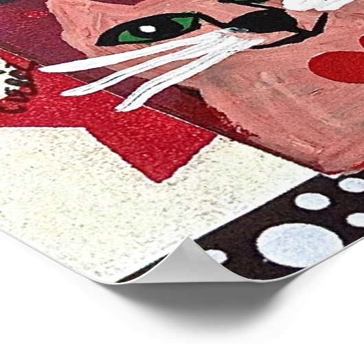 11 x 8,5 inch, CAT-POSTER Poster (Matte) (Hoek)