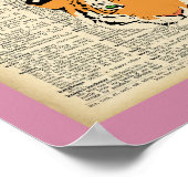 11" x 8,5", Poster (Tiger et Conception Vintage Te (Coin)
