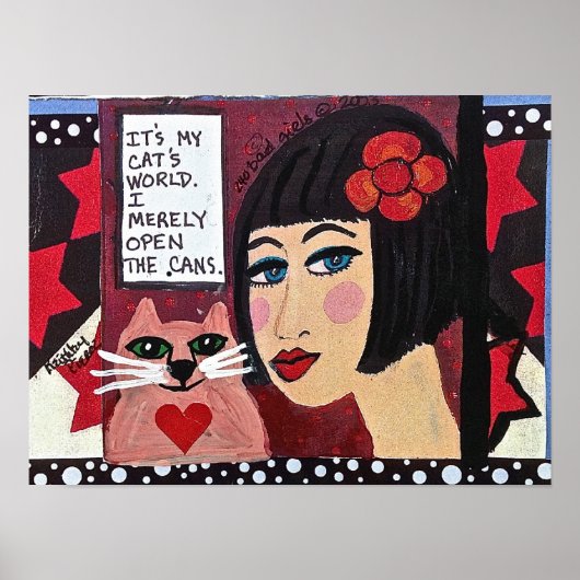 11" x 8,5", Value Poster Paper (Matte) CAT POSTER (Devant)