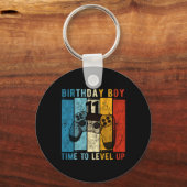 11 Year Old Birthday Boy 11 Time To Level Up 11th Sleutelhanger (Voorkant)