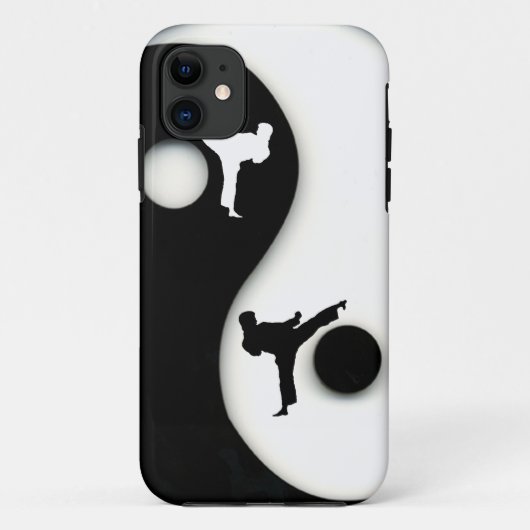 11 Yin & Yang Karate Coque-Mate iPhone 5 Coque (Dos)