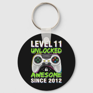 11-yr Bday Son Boy Funny Gamer 11th 11 Year Old Bi Sleutelhanger