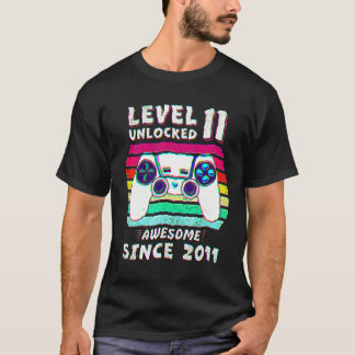 11-yr Bday Son Boy Funny Gamer 11th 11 Years Old B T-shirt