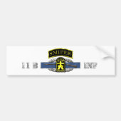 11B Sniper Tab 509th Geronimo Bumpersticker (Voorkant)