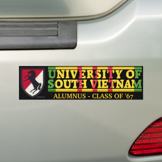 11e ACR - U van Zuid-Vietnam Alumnus Sticker (Op auto)