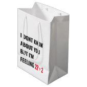 11e Anniversaire 22 Sac cadeau inspiré (Devant Angle)