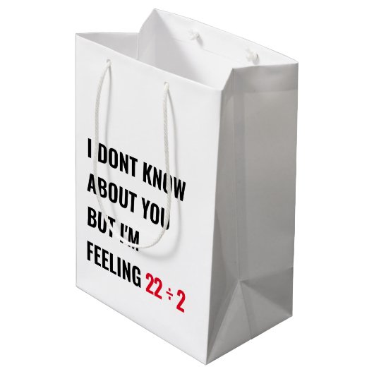 11e Anniversaire 22 Sac cadeau inspiré (Dos Angle)