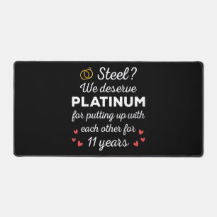 11e anniversaire Mariage I - Steel Funny Couple