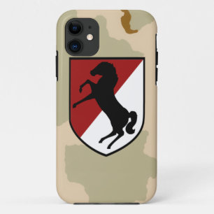 11e Armored Cavalry Regiment - Blackhorse Regiment iPhone 11 Hoesje