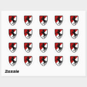 11e Armored Cavalry Regiment Ronde Sticker (Vel)