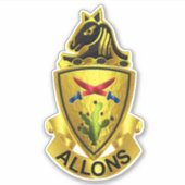 11e Armored Cavalry Regiment Sticker (Voorkant)