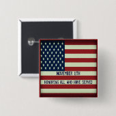 11e Button november ter ere van allen die hebben g (Voorkant /achterkant)