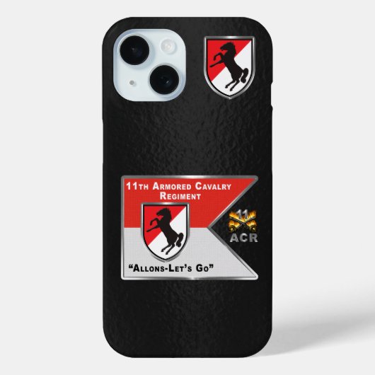 11e Cavalerie Regiment  Case-Mate iPhone Case (Achterkant)