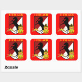 11E ÉTIQUETTES DE CAVALERIE ARMÉE (Feuille)