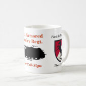 11e gepantserde cavalerie M88 VTR - Aangepaste Mok (Voorkant rechts)