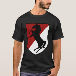 11e gepantserde cavalerie regit patch 11e auto t-shirt