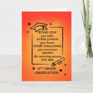 11e Graad Afstuderen Inspirerend Quote Sunrise Kaart