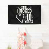 11e Jubileum koppels gehuwd 11 jaar Spandoek (Insitu)