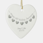 11e Jubileum-sierbloem Keramisch Ornament (Rechts)