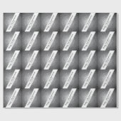 11e Jubileum Staal bewerkbaar Cadeaupapier (Vlak)