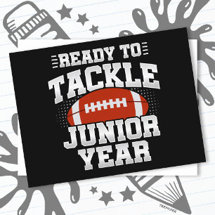 11e klas Football klaar om terug te pakken naar sc Briefkaart