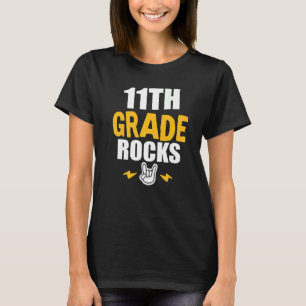 11e klas Rocks Terug naar school Eleventh Grade Te T-shirt