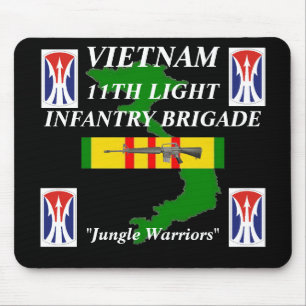 11e Licht Inf Vietnam Mousepad 2/b Muismat