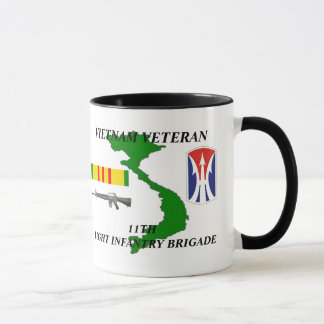 11e Lichte infanteriebrigade Veteraan Koffiekreeft Mok