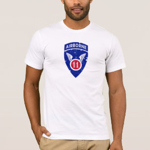 11e Luchtlandingsdivisie "Arctic Angels" Grunge T-shirt