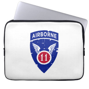 11e Luchtlandingsdivisie "Arctic Angels" in nood Laptop Sleeve